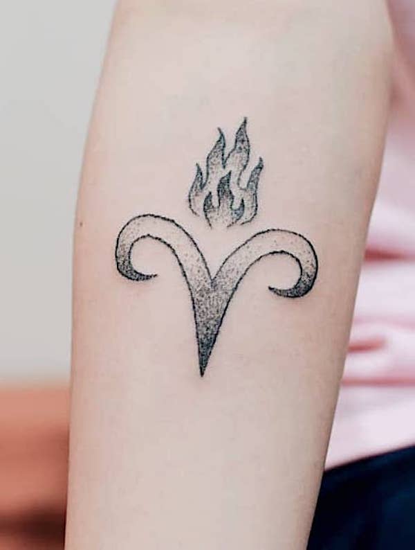 tatuagem signo aries 36