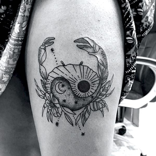 tatuagem signo zodiaco cancer 37