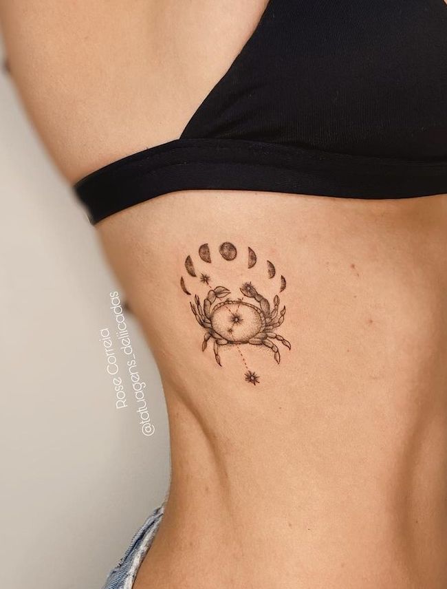 tatuagem signo zodiaco cancer 41