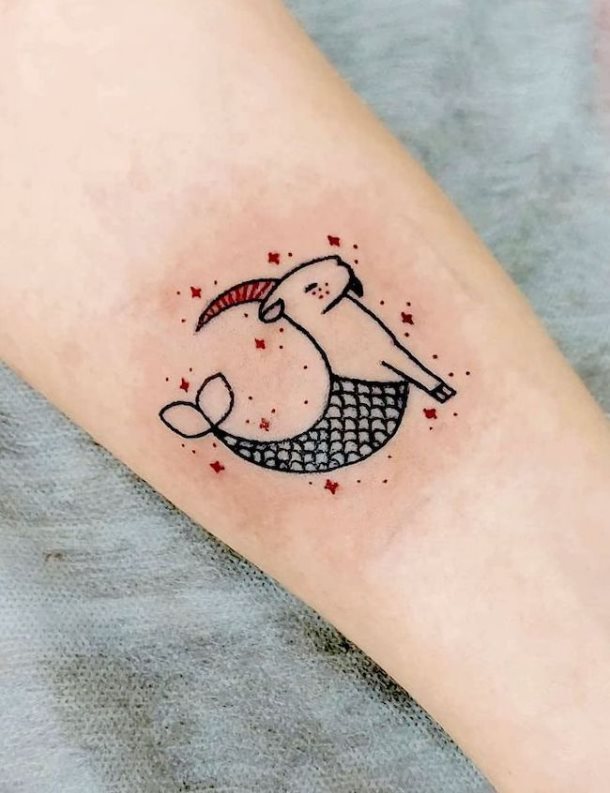 tatuagem signo capricornio 17