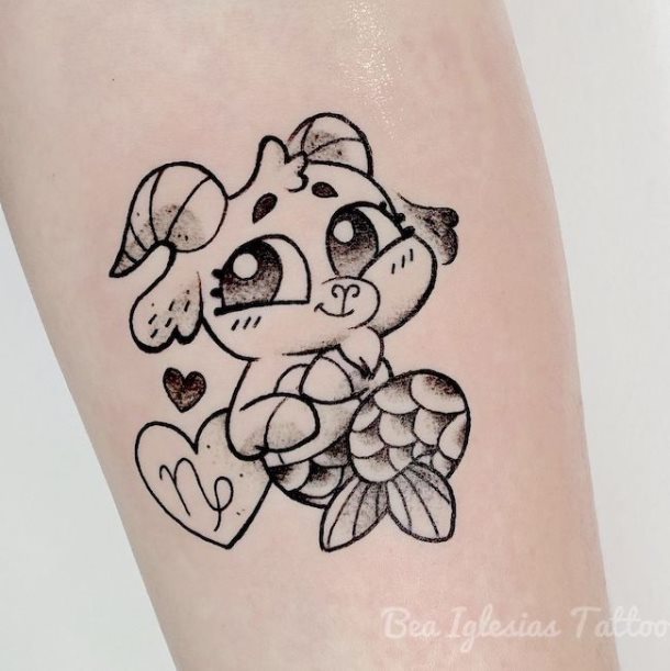 tatuagem signo capricornio 18