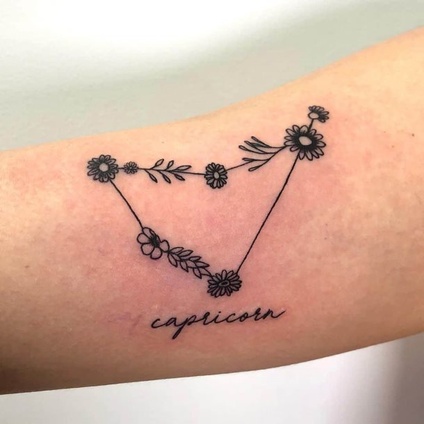 tatuagem signo capricornio 37