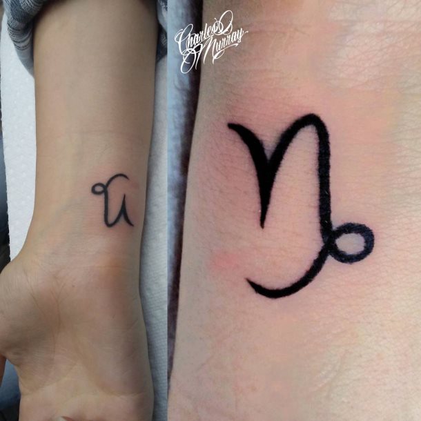 tatuagem signo capricornio 47