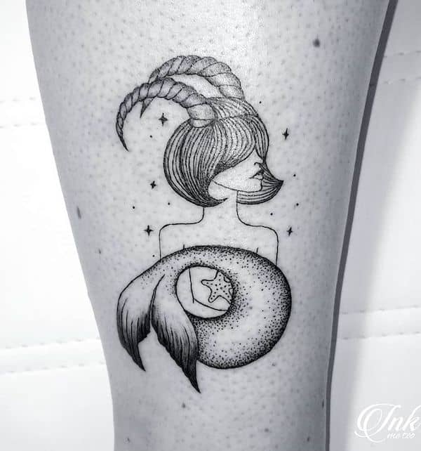 tatuagem signo capricornio 69