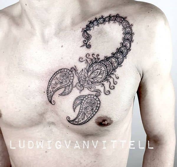 tatuagem signo escorpiao 20