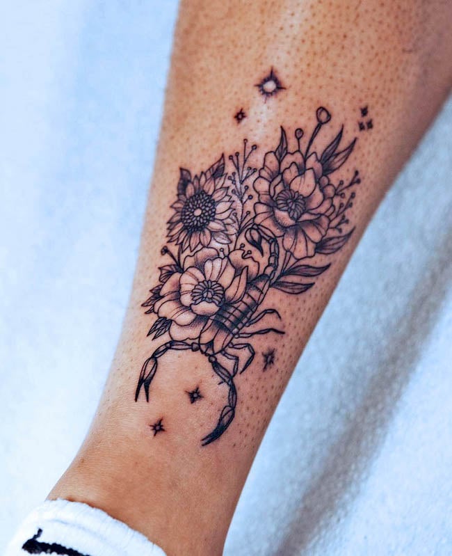 tatuagem signo escorpiao 30