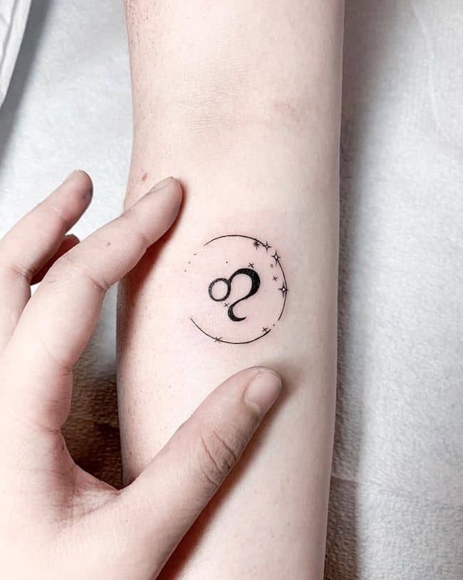tatuagem signo zodiaco leao 55