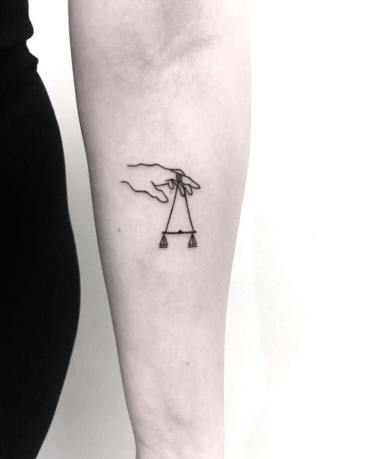 tatuagem signo zodiaco libra 26