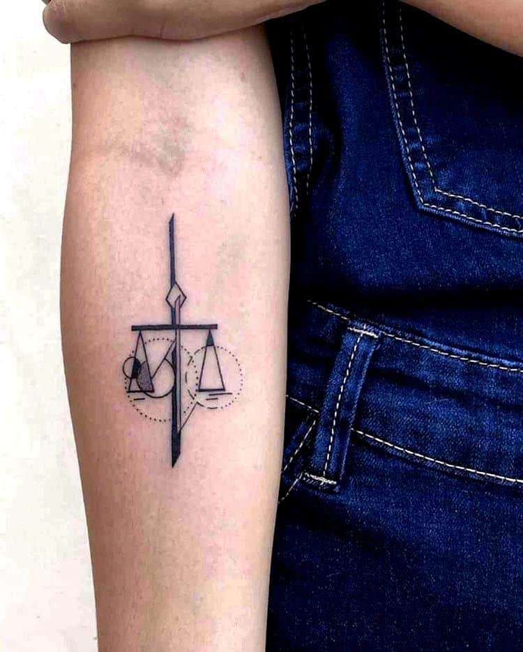 tatuagem signo zodiaco libra 37