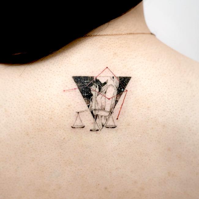 tatuagem signo zodiaco libra 46