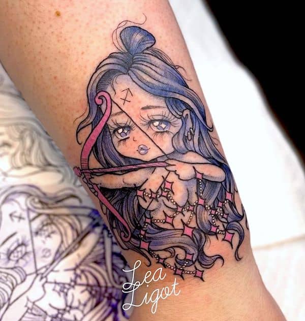 tatuagem signo sagitario 12