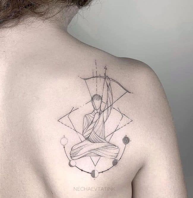 tatuagem signo sagitario 16