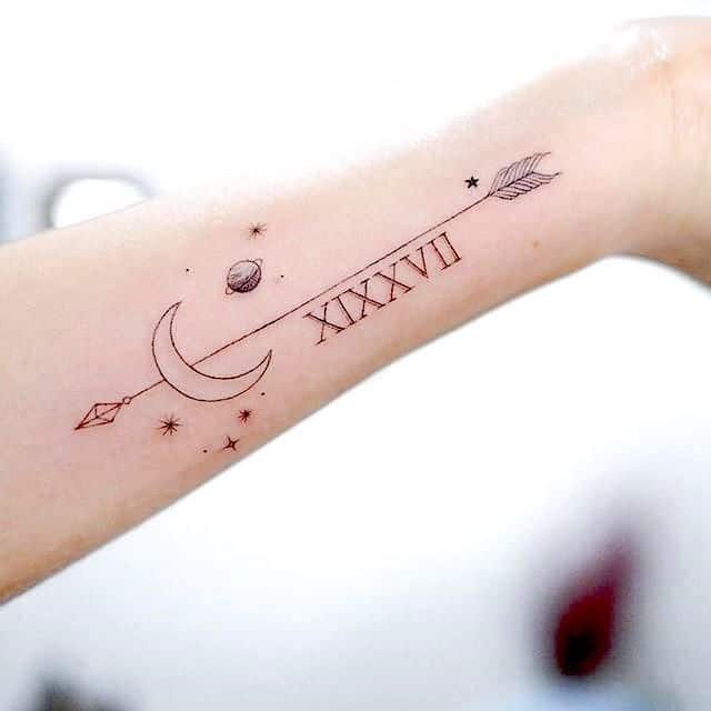 tatuagem signo sagitario 70