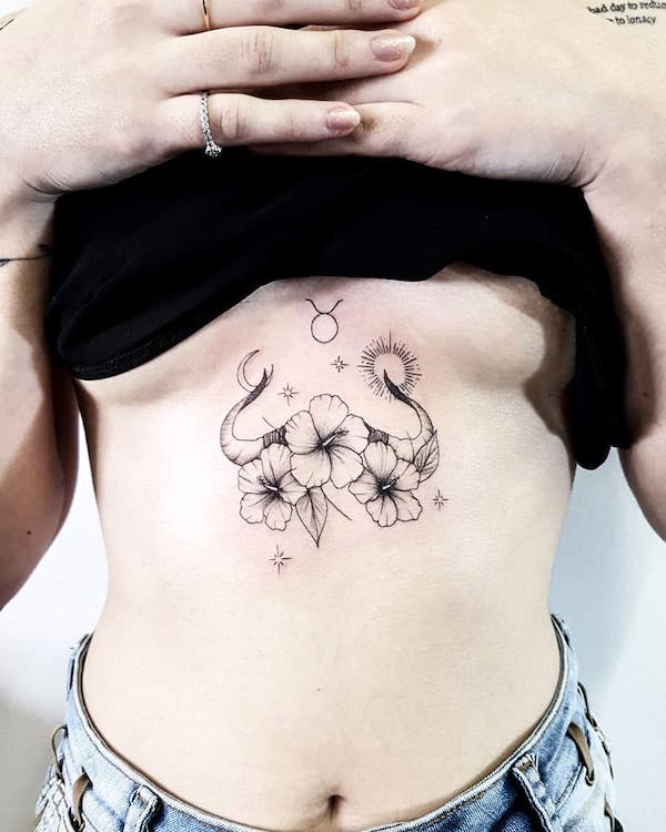 tatuagem signo touro 45