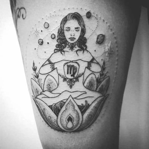 tatuagem signo virgem 118